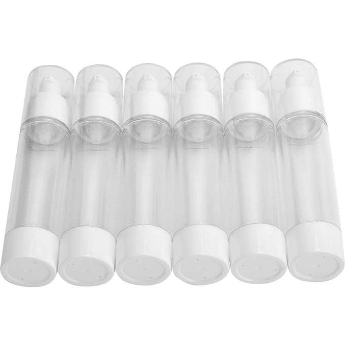 Lege Lotionfles Plastic Cosmetische Dispenserfles Navulbare Vacuümpompfles 50ml gray