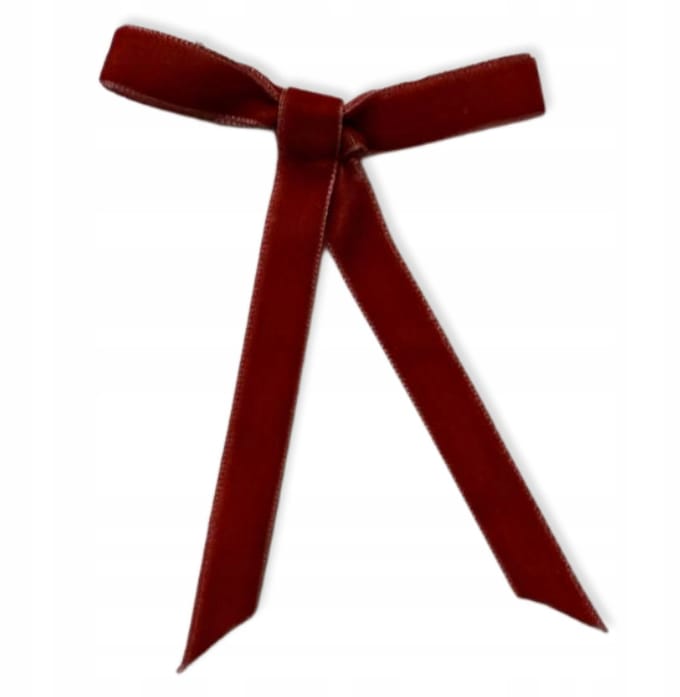 Dartomik - Kinder Ketting - Aksamitka - Met Strik - Rood