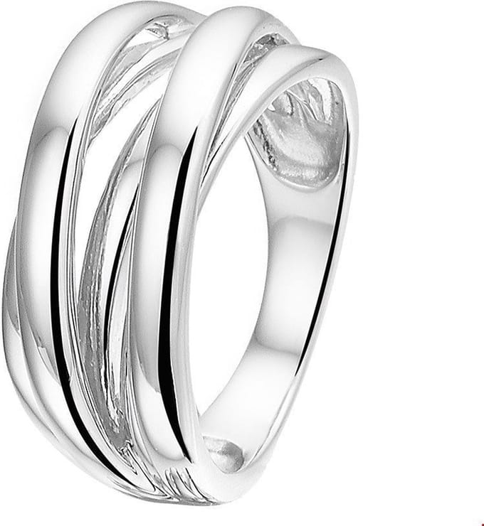 Zilver Gerhodineerde Ring 1328542 19.75 mm (62)