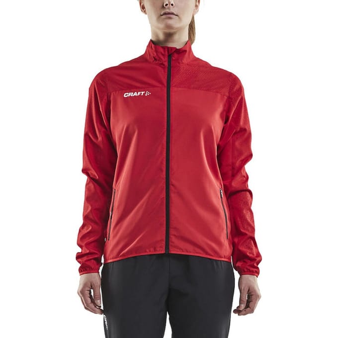 Craft Rush Wind Jacket Dames - XS - sportjas - rood - Vrouwen