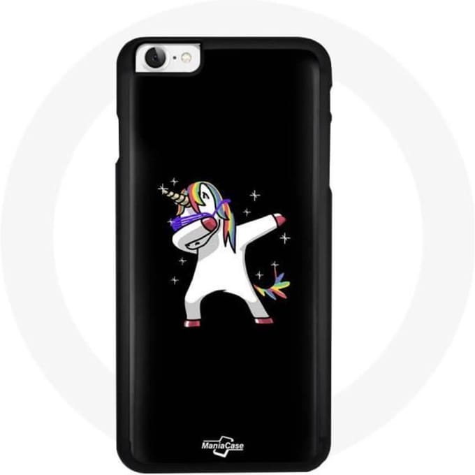 Coque - Unicorn - iPhone SE - Souple - Noir - Mixte