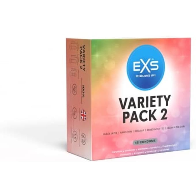 EXS assortimentsverpakking 2 - 48 condooms in 7 varianten