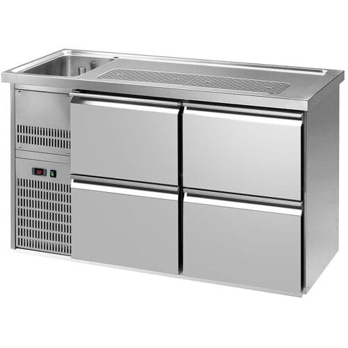 GGM Gastro Biertheke Premium PLUS - 1550x700mm - 4 Schubladen