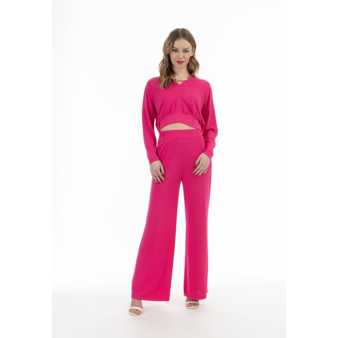 faina Cropped overhemd met lange mouwen