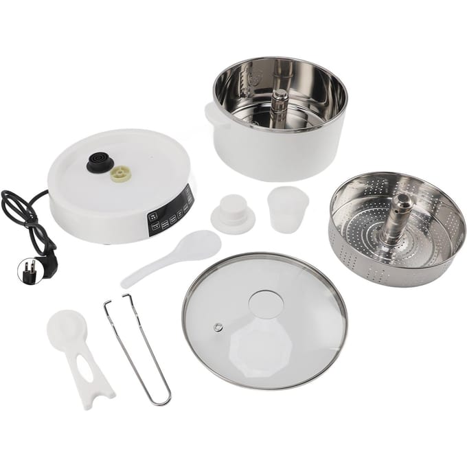 Rijstkoker 4L Hefbare Suikerverwijdering Snel Koken 12H Getimede Reservering Elektrische Rijstkoker voor L white