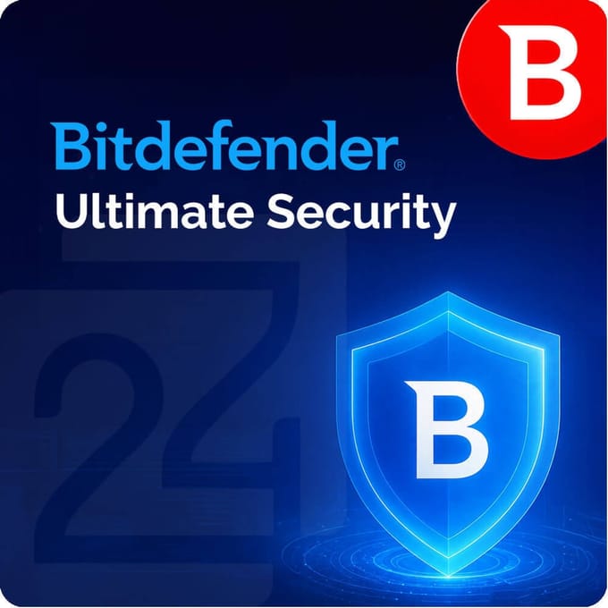 Bitdefender Ultimate Security Individual 2026 | 5 Apparaten | 1 Jaar
