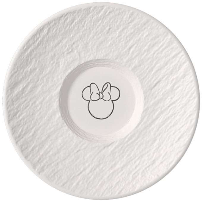 Kaffee-Untertassen Manufacture Rock Blanc - Mickey Mouse ø 15,4 cm Set van 6