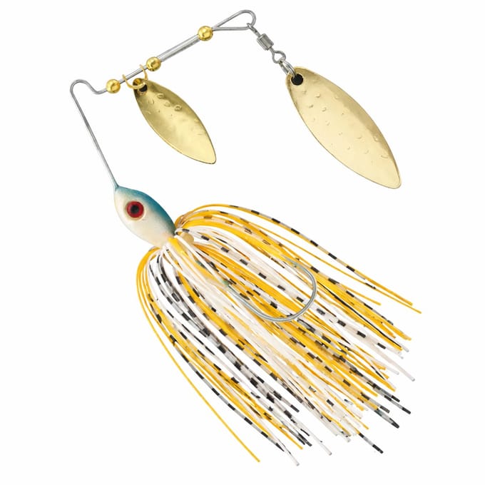 PikeAttack - Spinnerbait - Roofvissen - Oranje/Wit - 10cm - 15g