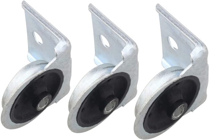 Radiator Beugel Set - Intercooler Montage - Voertuig Reparatie - IJzer Rubber Constructie - 3 Stuks - Zwart