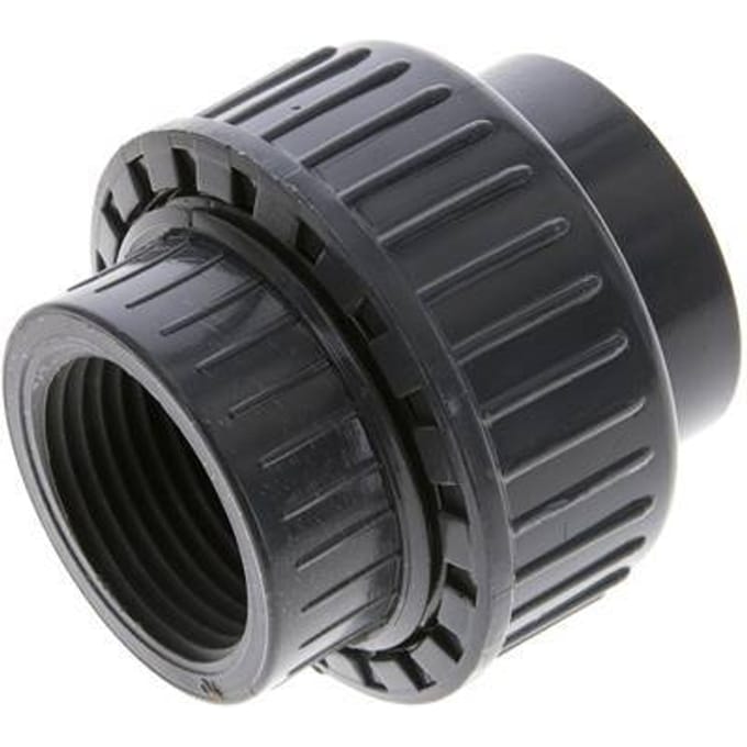 PVC Lijmmof Binnendraad Rp 1'' EPDM