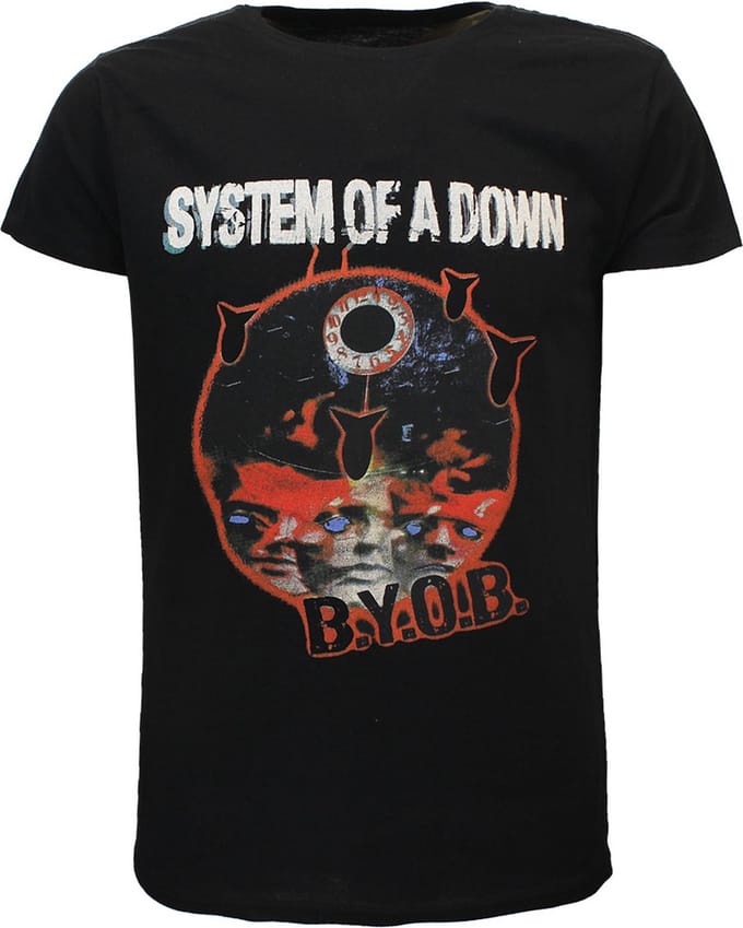 System Of A Down BYOB Official Band T-Shirt - Officiële Merchandise - L