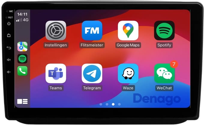CarPlay autoradio geschikt voor Skoda Fabia | 2007 t/m 2015 | Android 16 | Draadloos Apple CarPlay & Android Auto | 2GB + 32GB | QuadCore processor | Denago DNG-A392 | 2025 model | 2007 2008 2009 2010 2011 2012 2013 2014 2015 | Bluetooth & Wifi