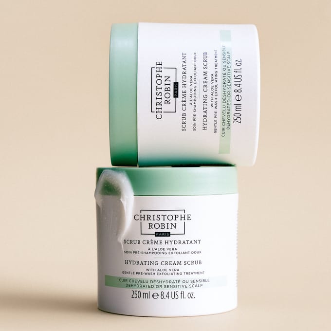 Christophe Robin Scrub vochtinbrengende crème met aloë vera 250 Crème