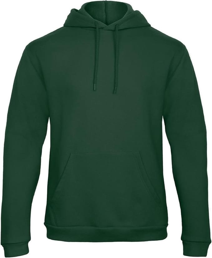 Senvi Fleece Crew Hoodie - Kleur: Groen – Maat M