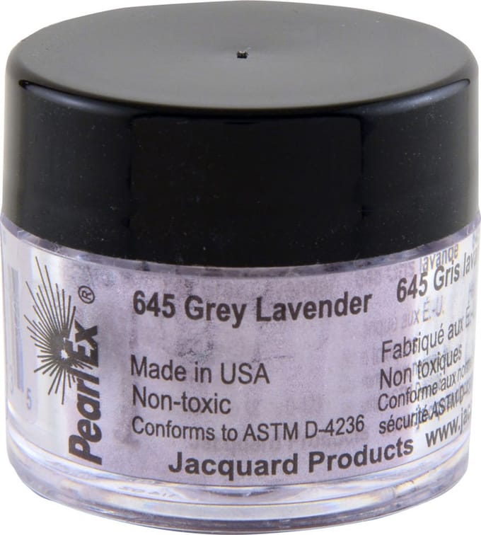 Jacquard Pearl Ex Pigment grijs lavendel 3 gram creatief poeder.
