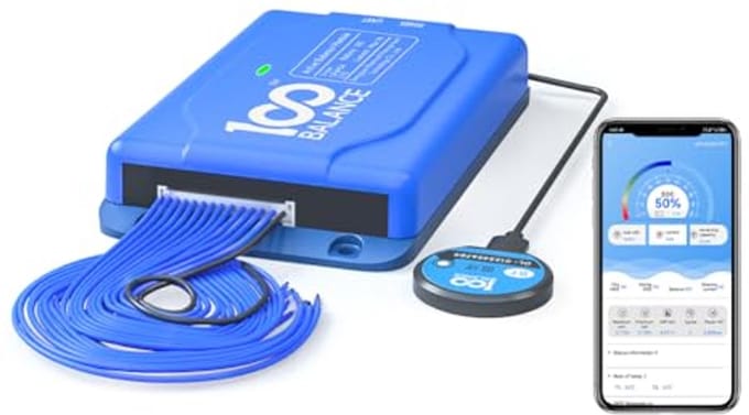 Actieve Accu Balancer met Bluetooth voor 8-cellige Li-ion Batterijen