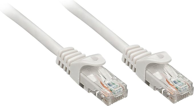 LINDY 48164 RJ45 Netwerkkabel, patchkabel CAT 6 U/UTP 3.00 m Grijs 1 stuk(s)