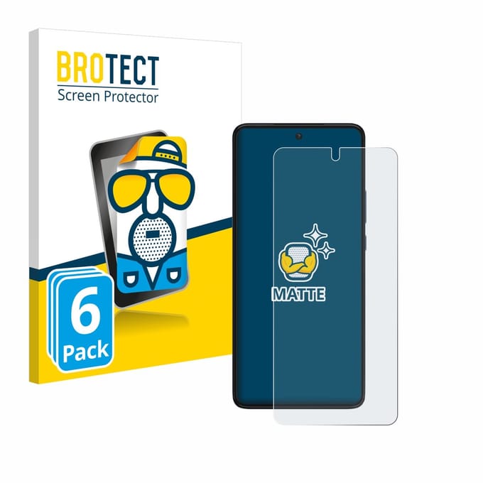 BROTECT - Screenprotector voor Motorola Edge 30 - Folie Beschermfolie matte 6 Stuks