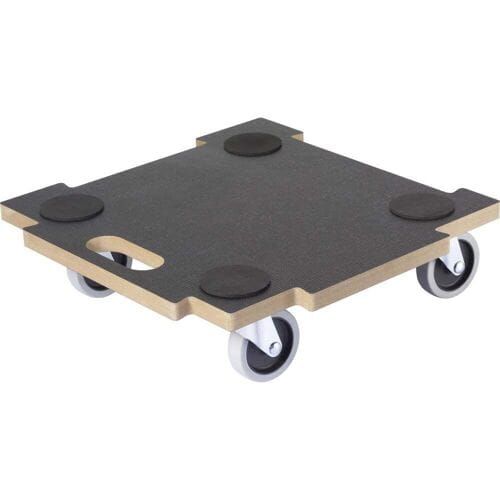 TOOLCRAFT TO-10748217 Erweiterbare Rolplaat MDF Laadvermogen (max.): 200 kg 390 mm x 390 mm x 110 mm