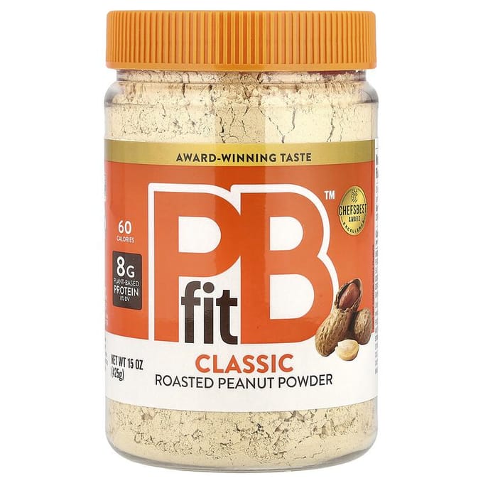 Geroosterd Pinda Poeder, Klassiek, 15 oz (425 g)