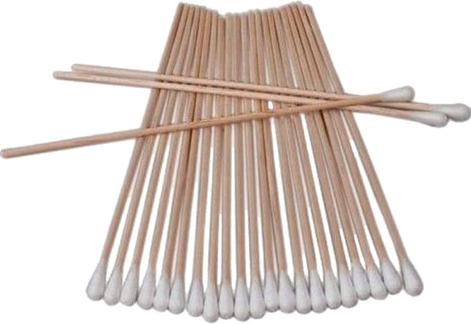 Wattenstaafjes Extra Lang - 23 cm - 4 mm tip - Hout - 100 stuks