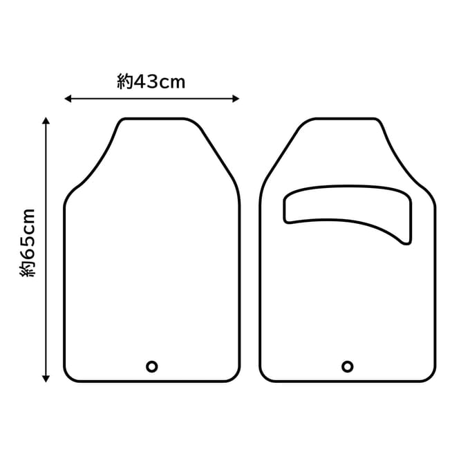 MOMO FUN Vloermatten, One Size, Voor, Set van 2, Italië, Milaan