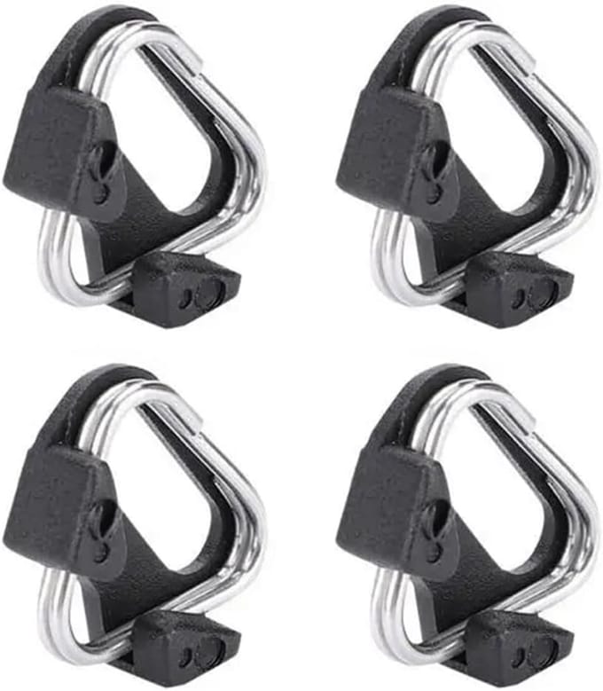 4x Camera D-Ring Bevestiging Adapter met Beschermkap voor DSLR en Systeemcamera's