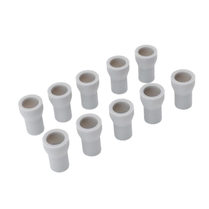 10 stuks HYG TM46 S Speekselafzuiger Zuigadapter Tips Silicone Sterke Zuigtips Vervanging white