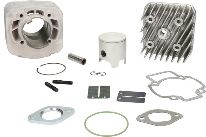 Cilinder Polini 70cc aluminium Gilera & Piaggio 2 takt luchtgekoeld