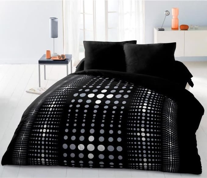 Noorse hoes HOME LINGE PASSION Steevy Zwart 220 x 240 cm
