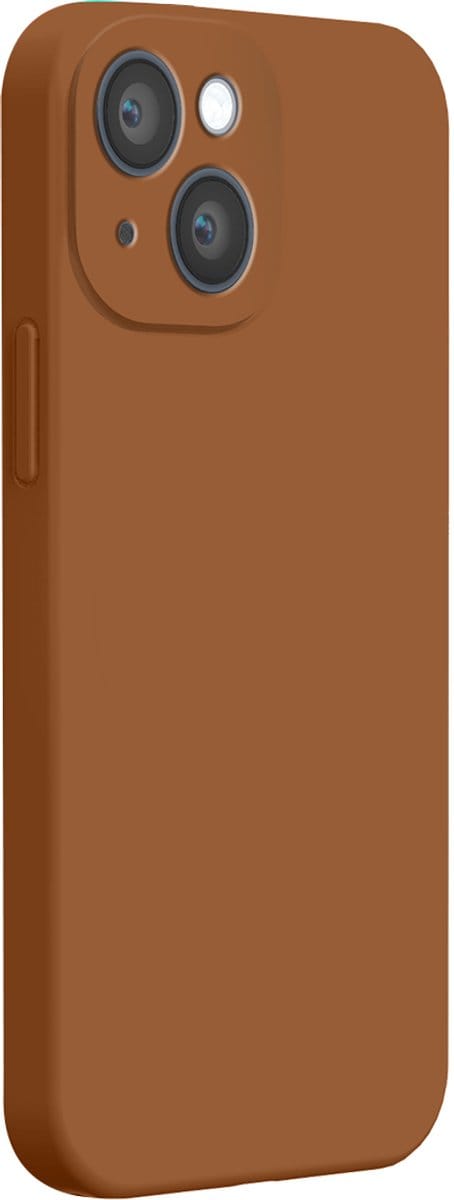 Bigben Connected, Hoesje geschikt voor iPhone 14 - Siliconen Full Protect, Taupe