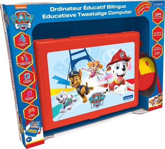 Lexibook PAW Patrol laptop met 62 activiteiten (NL/FR) Interactief speelgoed Computer & tablets