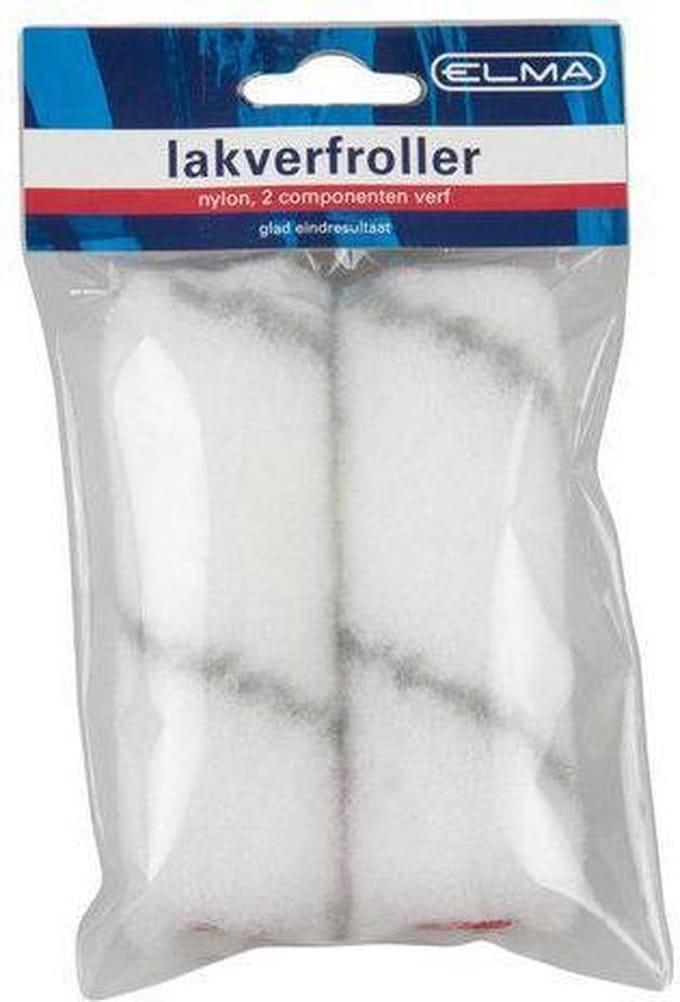 Elma lakverfroller - 10 cm - 2 stuks