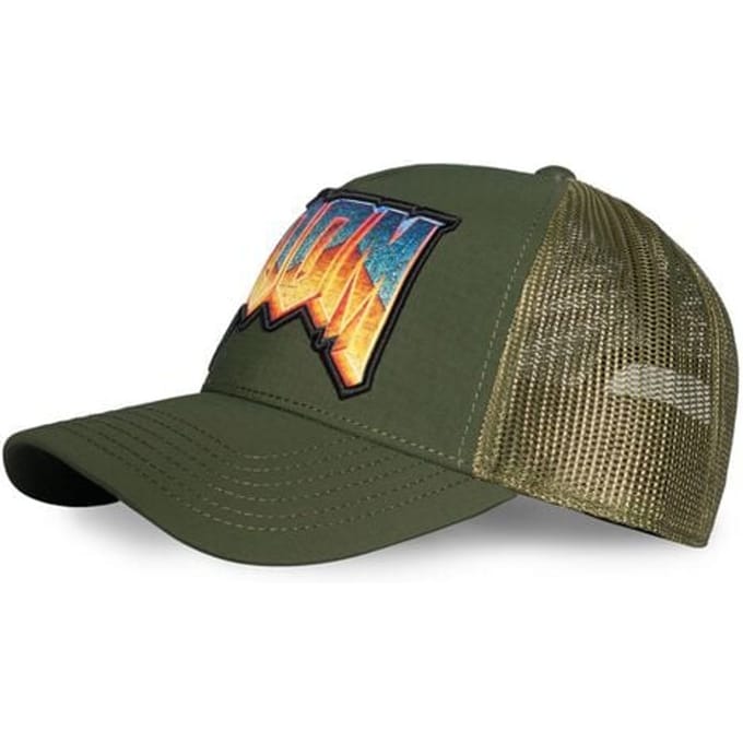 Doom Doom Logo Unisex Cap - donkergroen - Standard