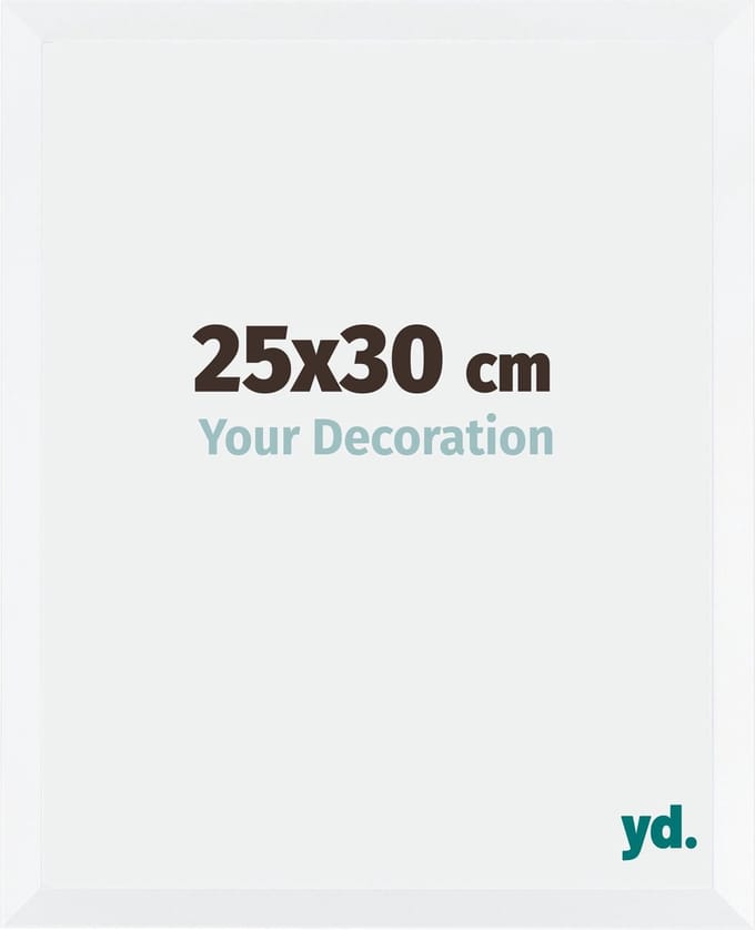 Your Decoration - Fotolijst 25x30 cm - MDF - Wit Mat - Catania