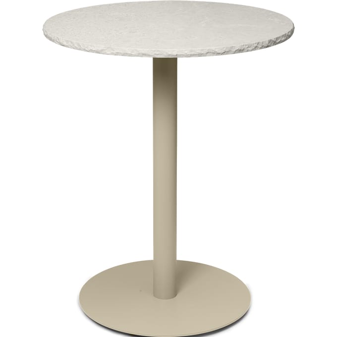Ferm Living Mineral Café bistrotafel 60 x 60 cm - bianco curia/cashmere