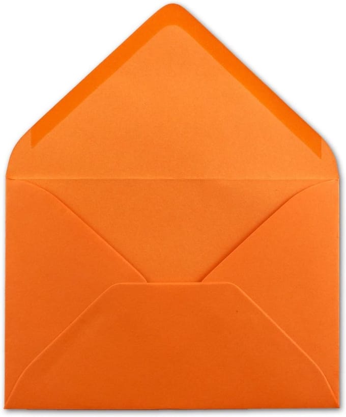 DIN B6 Enveloppen Wit 120x180 mm - Set van 50 Stuks met Natte Sluiting