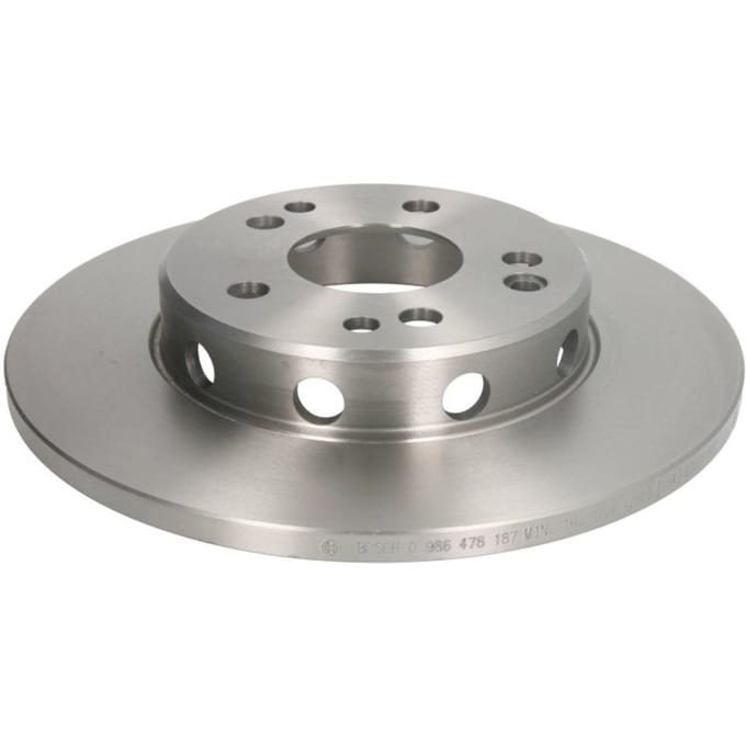 Remschijf BOSCH 0 986 478 187, voorkant, compleet, 1 Stuk