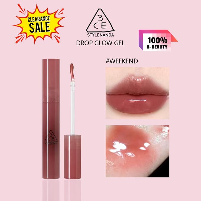 3ce Drop Glow Gel Glanzende Lip Tint 3,8g/0,13 oz