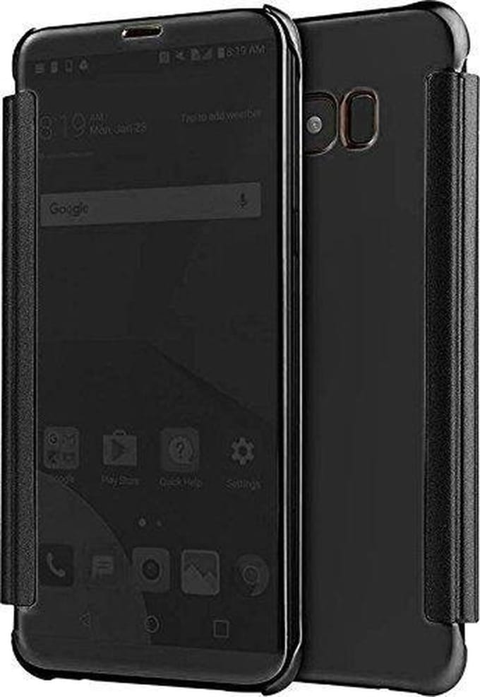 Clear View Cover voor Samsung Galaxy S8+ _ Zwart