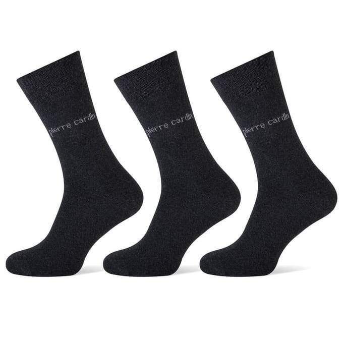 Pierre Cardin 3-pack sokken Classic Antraciet - 43-46