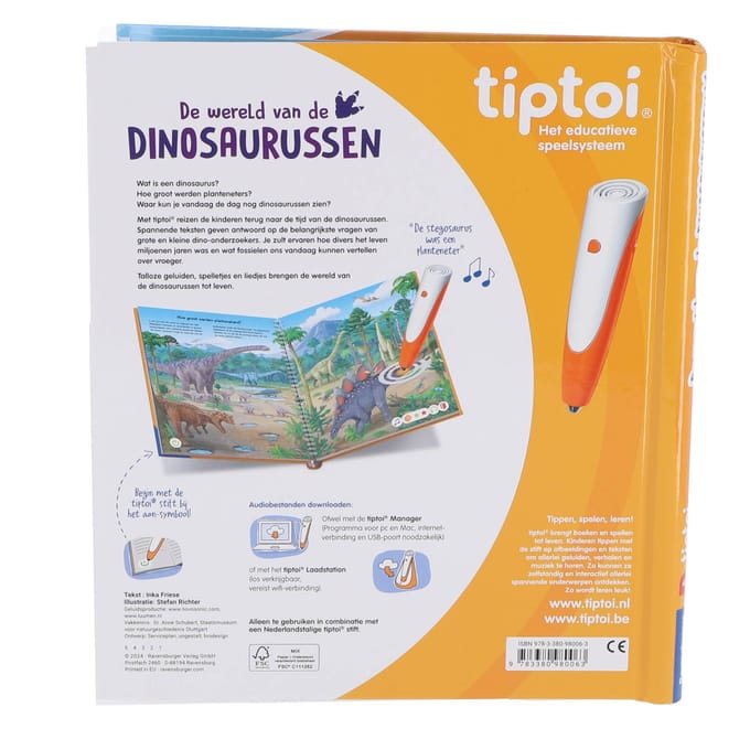 Ravensburger Tiptoi Wij ontdekken de Dinosaurussen Leerzame spellen