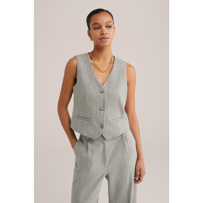We Fashion Gilet Beige Größe: 32 | Gilets Outlet | Damen | Braun