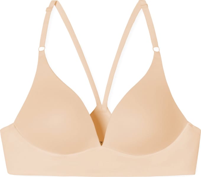 SCHIESSER Invisible Soft dames Lounge BH, voorgevormd met beugel, Beige -  Maat: 70C