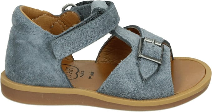 Pom d'Api - POPPY EASY - SandalenJongensKindersandalen - Kleur: Blauw - Maat: 24