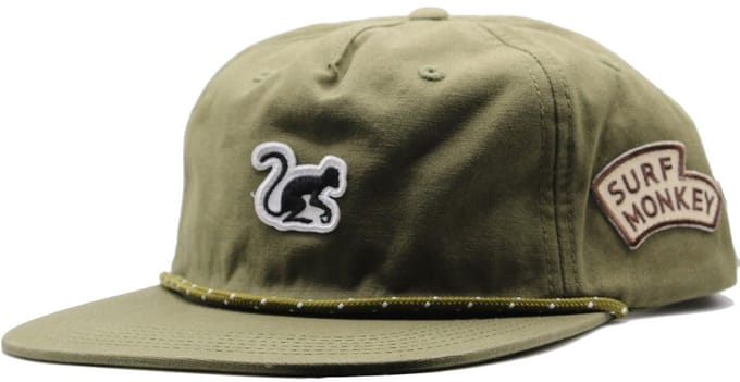 5-panel pet met trekkoord voor heren/dames - 100% biologisch katoen - One size (groen)