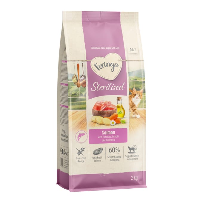 Feringa Adult Sterilised Zalm - Nieuw Recept  2 kg
