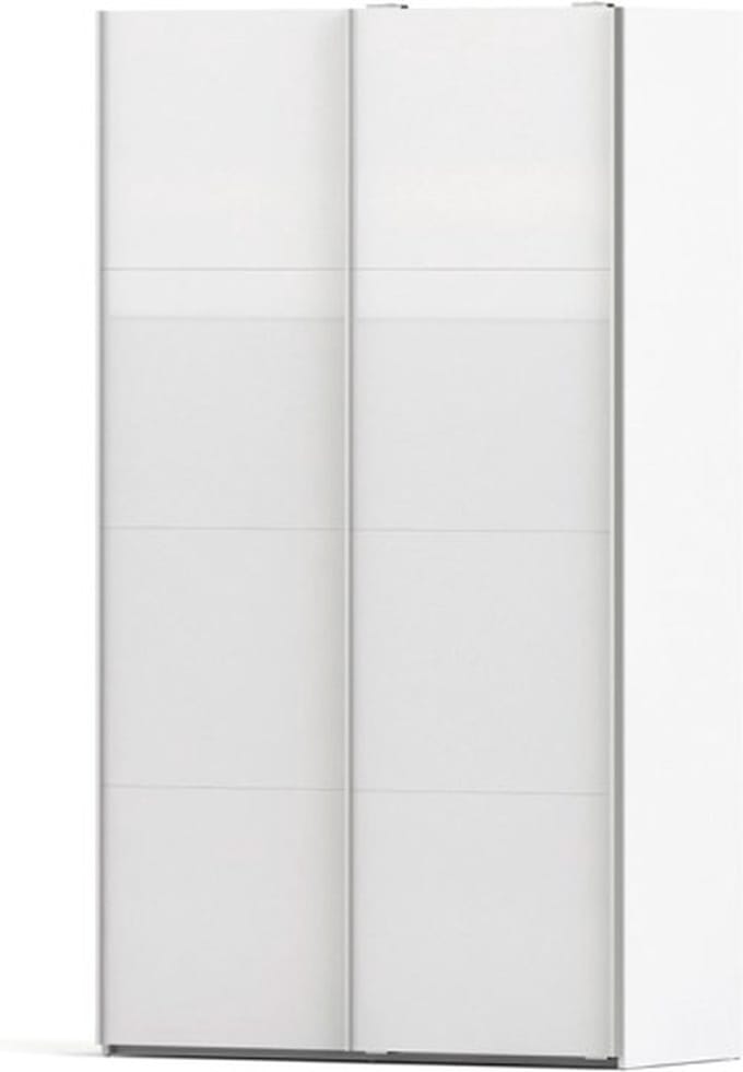 Veto kledingkast A 2 deurs H220 cm x B122 cm wit, wit hoogglans.