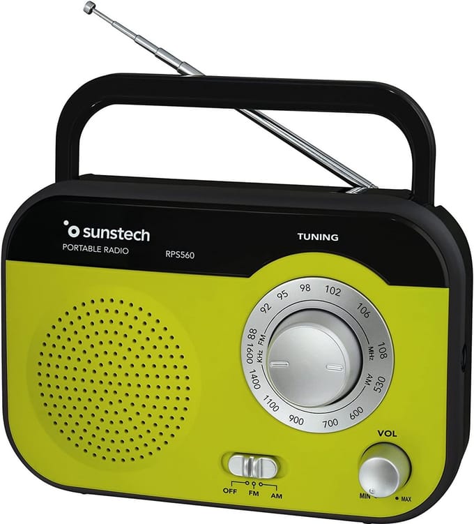 Draagbare Radio met FM/AM en Bluetooth Carkit