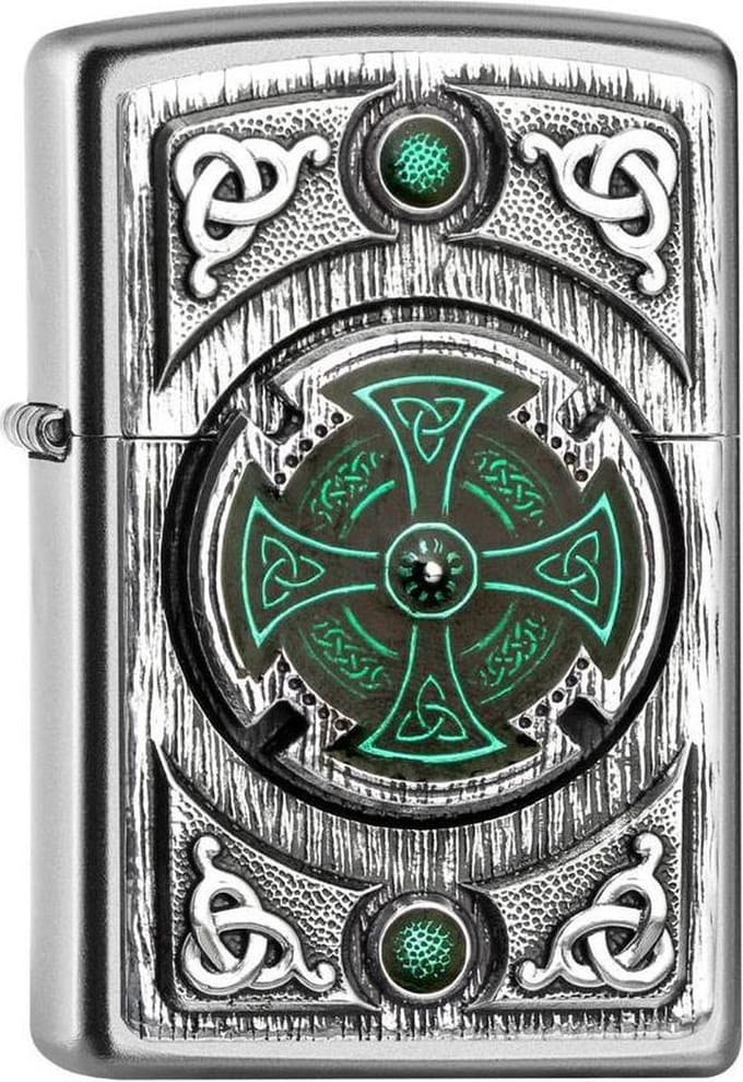 Aansteker Zippo Celtic Green Cross